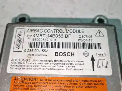 İkinci el araba yedek parçası hava yastigi kontrol ünitesi için ford focus ii (da_, hcp, dp) 1.6 tdci oem iam referansları 4m5t14b056bf  