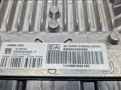 Peça sobressalente para automóvel em segunda mão centralina da bomba de injeção por citroen c5 ii (rc_) 2.0 hdi (rcrhrh) referências oem iam 9661642180  