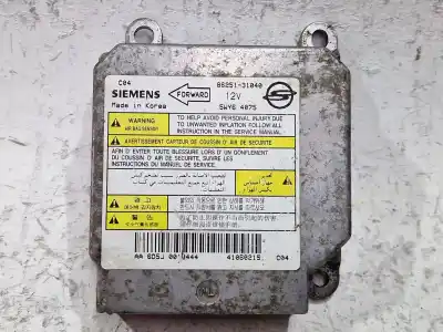 Second-hand car spare part AIRBAG CONTROL UNIT for SSANGYONG ACTYON SPORTS PICK-UP  OEM IAM references 8625131040  