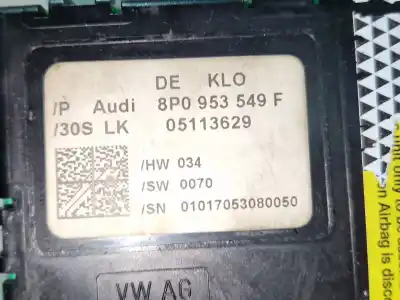 Second-hand car spare part multifunction switch for audi a3 (8p1) 2.0 tdi 16v oem iam references 8p0953549f  
