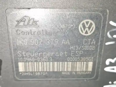 Peça sobressalente para automóvel em segunda mão abs por audi a3 (8p1) 2.0 tdi 16v referências oem iam 1k0907379aa  