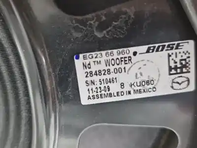 Second-hand car spare part left front door speaker for mazda cx-7 (er) 2.2 mzr-cd awd (er10a) oem iam references 284828001  