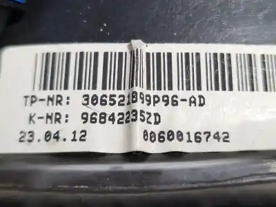 Peça sobressalente para automóvel em segunda mão volante por citroen c3 ii (sc_) 1.6 hdi referências oem iam 96842235zd  