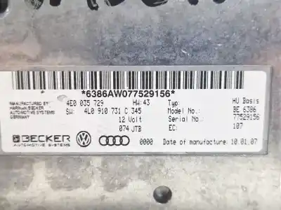 Piesă de schimb auto la mâna a doua modul electrotic pentru audi q7 (4l) 3.0 v6 24v tdi referințe oem iam 4l0910731c  