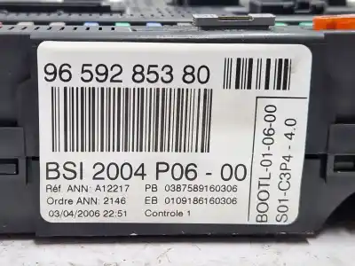 Second-hand car spare part fuse box unit for citroen c2 (jm_) 1.1 oem iam references 9659285380  