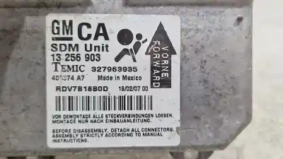 Peça sobressalente para automóvel em segunda mão centralina de airbag por opel corsa d (s07) 1.2 (l08 l68) referências oem iam 13256903  