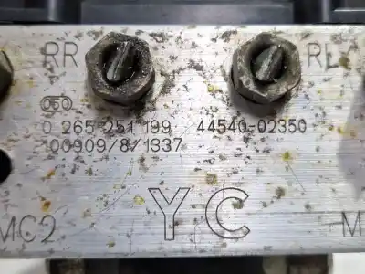 Peça sobressalente para automóvel em segunda mão abs por toyota corolla sedán (_e15_) 2.0 d-4d (ade150) referências oem iam 0265951442  