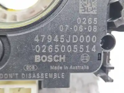 Second-hand car spare part air bag ring for nissan note (e11e) 1.5 dci turbodiesel cat oem iam references 47945jd000  