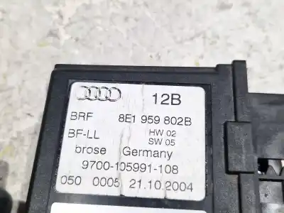 Автозапчастина б/у двигатель переднього правого скла для audi a4 b7 (8ec) 2.0 tdi 16v посилання на oem iam 8e1959802b  