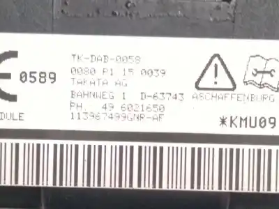 Peça sobressalente para automóvel em segunda mão airbag dianteiro esquerdo por nissan note (e11e) 1.5 dci turbodiesel cat referências oem iam 496021650  