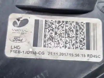 Second-hand car spare part left headlight for ford focus iii 1.5 tdci oem iam references f1eb13d155cg  