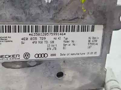 Peça sobressalente para automóvel em segunda mão módulo eletrônico por audi a6 c6 (4f2) 2.7 tdi referências oem iam 4e0035729  