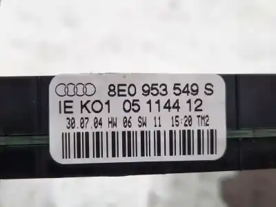 Автозапчастина б/у електронний модуль для audi a4 b6 (8e2) 1.9 tdi посилання на oem iam 8e0953549s  