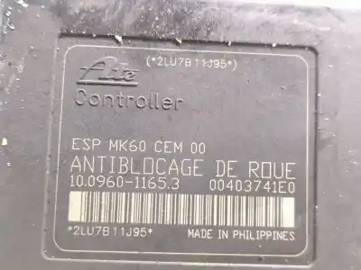 Peça sobressalente para automóvel em segunda mão abs por citroen c5 ii (rc_) 2.0 hdi (rcrhrh) referências oem iam 10096011653  