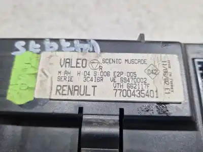 Автозапчастина б/у клімат-контроль для renault megane i scenic (ja0) 1.9 d alize посилання на oem iam 7700435401  