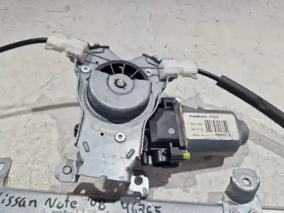 Second-hand car spare part passenger side right window regulator for nissan note (e11e) 1.5 dci turbodiesel cat oem iam references 400926b  