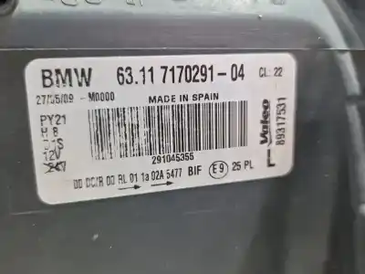 Second-hand car spare part left headlight for bmw 1 (e87) 116 d oem iam references 6311717029104  