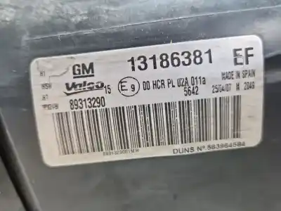 Автозапчасти б/у левая фара за opel corsa d (s07) 1.4 (l08, l68) ссылки oem iam 13186381  