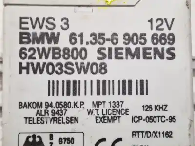 Second-hand car spare part electronic module for bmw 3 compact (e46) 318 ti oem iam references 61356905669  