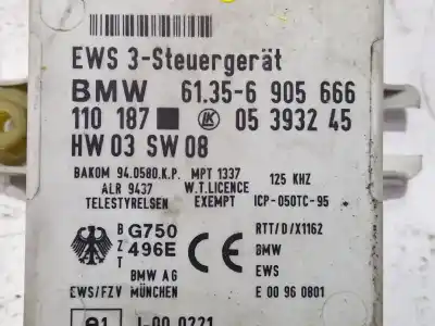 Peça sobressalente para automóvel em segunda mão módulo eletrônico por bmw serie 3 compacto (e46) (2001->) 2.0 td referências oem iam 61356905666  