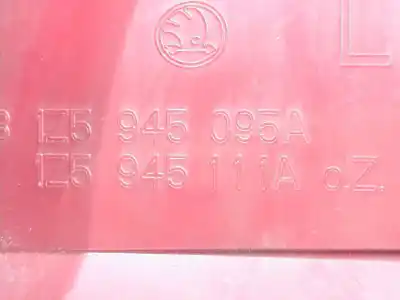 Second-hand car spare part left tailgate light for skoda octavia ii (1z3) 1.9 tdi oem iam references 1z5945095a  