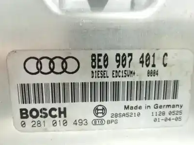 Peça sobressalente para automóvel em segunda mão centralina da bomba de injeção por audi a4 b6 (8e2) 2.5 tdi quattro referências oem iam 8e0907401c  