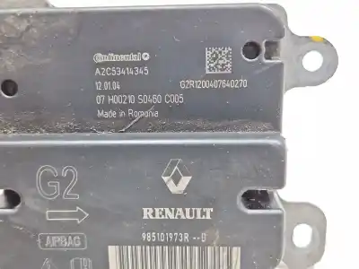 İkinci el araba yedek parçası hava yastigi kontrol ünitesi için dacia lodgy (js_) 1.5 dci oem iam referansları 985101973r  