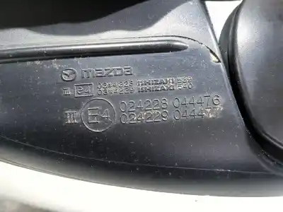 Peça sobressalente para automóvel em segunda mão espelho retrovisor esquerdo por mazda 3 (bm, bn) 2.2 d referências oem iam e4024228  