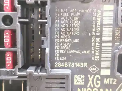 Second-hand car spare part electronic module for renault captur ii (hf_) tce 100 (hfmt) oem iam references 284b78143r  
