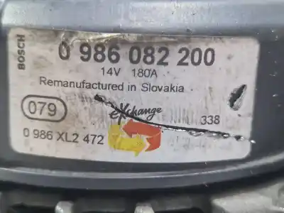 Peça sobressalente para automóvel em segunda mão alternador por bmw 1 (e81) 118 d referências oem iam 0986082200  