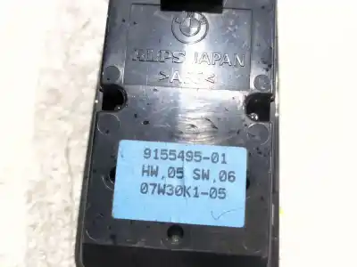 Peça sobressalente para automóvel em segunda mão botão / interruptor elevador vidro dianteiro esquerdo por bmw 1 (e87) 120 d referências oem iam 915549501  