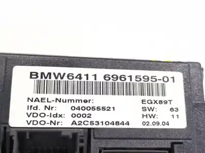 Peça sobressalente para automóvel em segunda mão comando de sofagem (chauffage / ar condicionado) por bmw 1 (e87) 120 d referências oem iam 6411696159501  