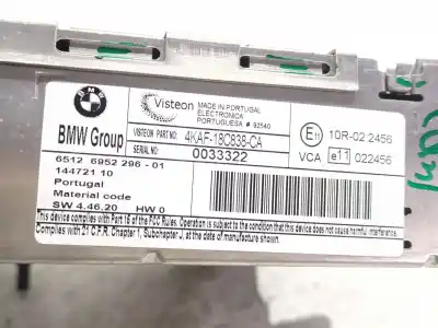 Pezzo di ricambio per auto di seconda mano impianto audio / radio cd per bmw 1 (e87) 120 d riferimenti oem iam 6512695229601  