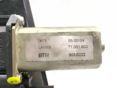 Peça sobressalente para automóvel em segunda mão elevador de vidros traseiro direito por bmw 1 (e87) 120 d referências oem iam 13262410
