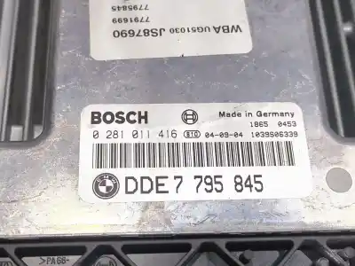Peça sobressalente para automóvel em segunda mão centralina da bomba de injeção por bmw 1 (e87) 120 d referências oem iam dde7795845