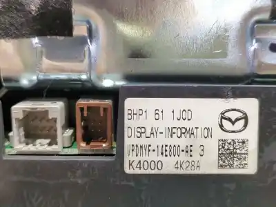 Second-hand car spare part multifunction display for mazda 3 (bm, bn) 2.2 d oem iam references bhp1611j0d  