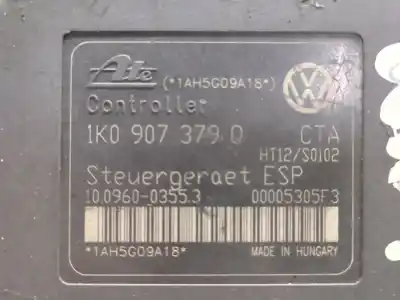 Peça sobressalente para automóvel em segunda mão abs por seat leon (1p1) 1.9 tdi referências oem iam 1k0907379q  