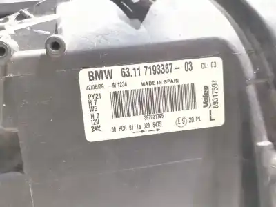 Second-hand car spare part left headlight for bmw 1 (e81) 118 d oem iam references 63117193387  