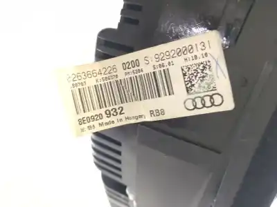 Peça sobressalente para automóvel em segunda mão quadrante por audi a4 b7 (8ec) 2.0 tdi referências oem iam 8e0920932  
