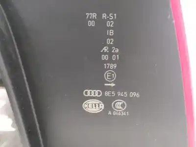 Peça sobressalente para automóvel em segunda mão farolim traseiro direito por audi a4 b7 (8ec) 2.0 tdi referências oem iam 8e5945096  