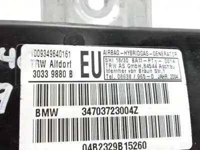 Second-hand car spare part front right side airbag for bmw 3 (e46) 320 d oem iam references 34703723004z  