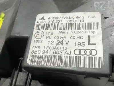 Second-hand car spare part left headlight for audi a4 b7 (8ec) 2.0 tdi oem iam references 8e0941003aj  