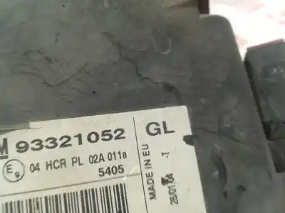 Second-hand car spare part left headlight for opel meriva cosmo oem iam references 93321052  