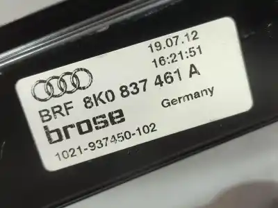 Автозапчастина б/у регулятор вікна передній лівий для audi a4 b8 (8k2) 2.0 tdi посилання на oem iam 8k0837461a  8k0959801a