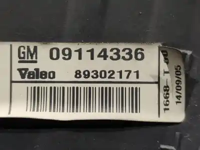 Second-hand car spare part left tailgate light for opel corsa c essentia oem iam references 09114336