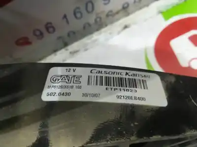 Автозапчастина б/у електро вентилятор для nissan navara pick-up (d40m) double cab le 4x4 посилання на oem iam 92120eb400  etp11823