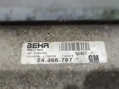 Second-hand car spare part intercooler for opel corsa c essentia oem iam references 24466787  