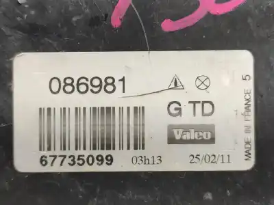 Автозапчастина б/у ліва фара для renault clio ii fase i (b/cbo) 1.9 d alize посилання на oem iam 67735099  086981