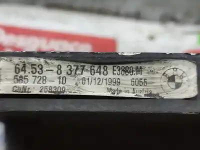 Peça sobressalente para automóvel em segunda mão condensador / radiador de ar condicionado por bmw serie 3 coupe (e46) 318 ci referências oem iam 8377648