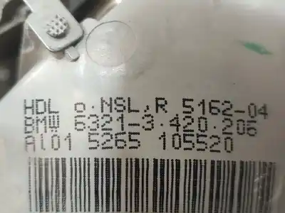 Peça sobressalente para automóvel em segunda mão farolim interior traseiro direito por bmw serie x3 (e83) 2.0d [2.0 ltr. - 110 kw 16v diesel cat] referências oem iam 63213420205  5265105520